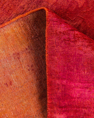 Fine Vibrance, One-of-a-Kind Hand-Knotted Area Rug - Orange, 4' 0" x 6' 4" - Solo Rugs