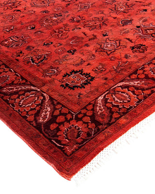Fine Vibrance, One-of-a-Kind Hand-Knotted Area Rug - Orange, 4' 1" x 6' 4" - Solo Rugs