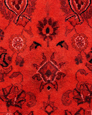 Fine Vibrance, One-of-a-Kind Hand-Knotted Area Rug - Orange, 4' 1" x 6' 4" - Solo Rugs