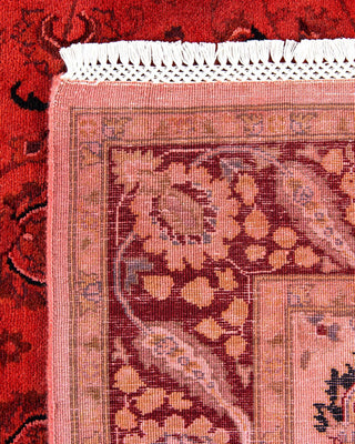 Fine Vibrance, One-of-a-Kind Hand-Knotted Area Rug - Orange, 4' 1" x 6' 4" - Solo Rugs