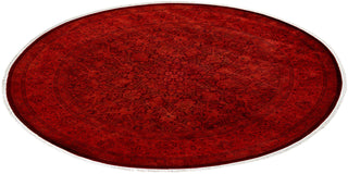 Fine Vibrance, One-of-a-Kind Hand-Knotted Area Rug - Orange, 6' 1" x 6' 1" - Solo Rugs