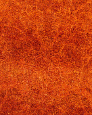 Fine Vibrance, One-of-a-Kind Hand-Knotted Area Rug - Orange, 6' 3" x 9' 3" - Solo Rugs