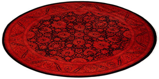Fine Vibrance, One-of-a-Kind Hand-Knotted Area Rug - Orange, 8' 1" x 8' 1" - Solo Rugs