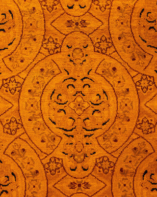 Fine Vibrance, One-of-a-Kind Hand-Knotted Area Rug - Orange, 8' 1" x 9' 10" - Solo Rugs