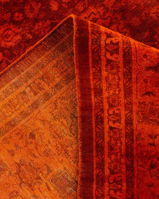 Fine Vibrance, One-of-a-Kind Hand-Knotted Area Rug - Orange, 8' 2" x 10' 4" - Solo Rugs