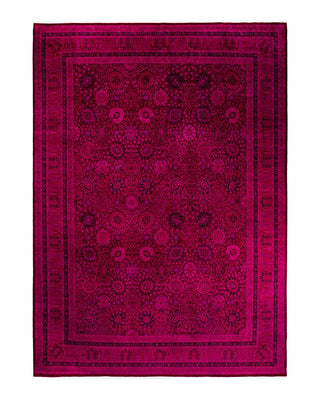 Fine Vibrance, One-of-a-Kind Hand-Knotted Area Rug - Pink, 10' 2" x 13' 10" - Solo Rugs