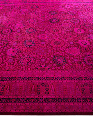 Fine Vibrance, One-of-a-Kind Hand-Knotted Area Rug - Pink, 10' 2" x 13' 10" - Solo Rugs