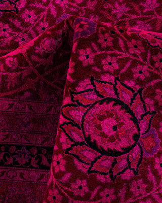 Fine Vibrance, One-of-a-Kind Hand-Knotted Area Rug - Pink, 10' 2" x 13' 10" - Solo Rugs