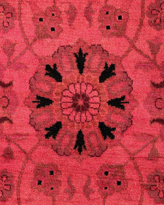 Fine Vibrance, One-of-a-Kind Hand-Knotted Area Rug - Pink, 3' 2" x 5' 5" - Solo Rugs