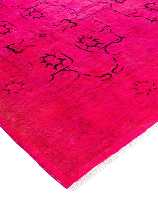 Fine Vibrance, One-of-a-Kind Hand-Knotted Area Rug - Pink, 4' 1" x 5' 10" - Solo Rugs