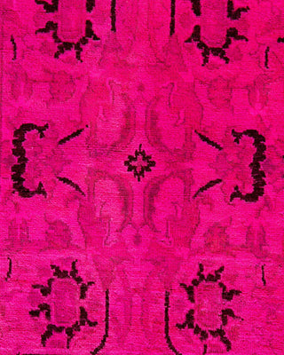 Fine Vibrance, One-of-a-Kind Hand-Knotted Area Rug - Pink, 4' 1" x 5' 10" - Solo Rugs
