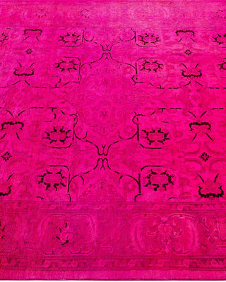 Fine Vibrance, One-of-a-Kind Hand-Knotted Area Rug - Pink, 4' 1" x 5' 10" - Solo Rugs