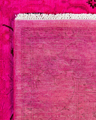 Fine Vibrance, One-of-a-Kind Hand-Knotted Area Rug - Pink, 4' 1" x 5' 10" - Solo Rugs