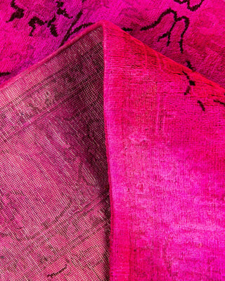 Fine Vibrance, One-of-a-Kind Hand-Knotted Area Rug - Pink, 4' 1" x 5' 10" - Solo Rugs