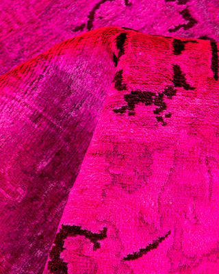 Fine Vibrance, One-of-a-Kind Hand-Knotted Area Rug - Pink, 4' 1" x 5' 10" - Solo Rugs