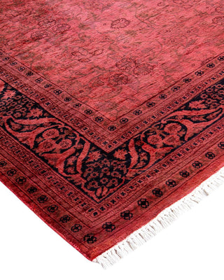 Fine Vibrance, One-of-a-Kind Hand-Knotted Area Rug - Pink, 4' 2" x 5' 10" - Solo Rugs