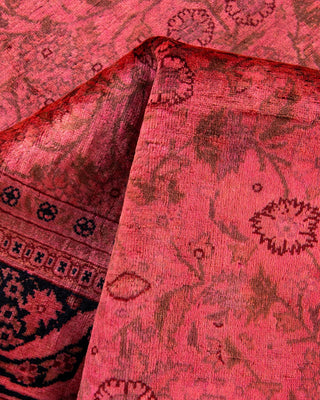 Fine Vibrance, One-of-a-Kind Hand-Knotted Area Rug - Pink, 4' 2" x 5' 10" - Solo Rugs