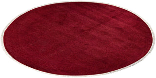 Fine Vibrance, One-of-a-Kind Hand-Knotted Area Rug - Pink, 5' 1" x 5' 1" - Solo Rugs