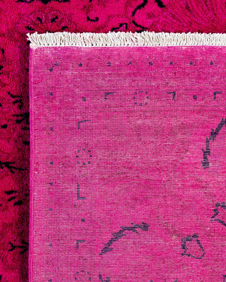 Fine Vibrance, One-of-a-Kind Hand-Knotted Area Rug - Pink, 5' 10" x 5' 10" - Solo Rugs