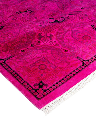 Fine Vibrance, One-of-a-Kind Hand-Knotted Area Rug - Pink, 6' 1" x 16' 8" - Solo Rugs