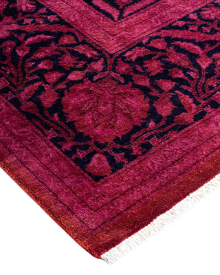 Fine Vibrance, One-of-a-Kind Hand-Knotted Area Rug - Pink, 6' 1" x 9' 2" - Solo Rugs