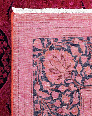 Fine Vibrance, One-of-a-Kind Hand-Knotted Area Rug - Pink, 6' 1" x 9' 2" - Solo Rugs
