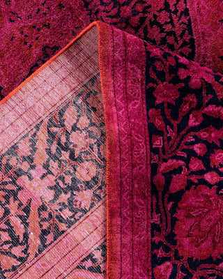 Fine Vibrance, One-of-a-Kind Hand-Knotted Area Rug - Pink, 6' 1" x 9' 2" - Solo Rugs