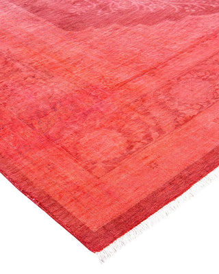 Fine Vibrance, One-of-a-Kind Hand-Knotted Area Rug - Pink, 6' 3" x 9' 3" - Solo Rugs
