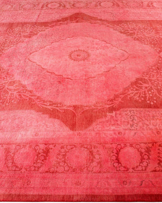 Fine Vibrance, One-of-a-Kind Hand-Knotted Area Rug - Pink, 6' 3" x 9' 3" - Solo Rugs