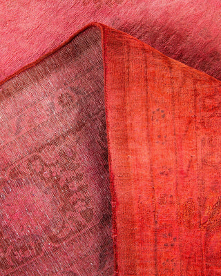Fine Vibrance, One-of-a-Kind Hand-Knotted Area Rug - Pink, 6' 3" x 9' 3" - Solo Rugs