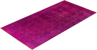 Fine Vibrance, One-of-a-Kind Hand-Knotted Area Rug - Pink, 8' 2" x 16' 4" - Solo Rugs