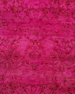 Fine Vibrance, One-of-a-Kind Hand-Knotted Area Rug - Pink, 8' 3" x 10' 3" - Solo Rugs