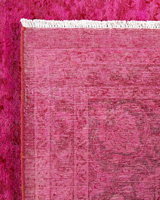 Fine Vibrance, One-of-a-Kind Hand-Knotted Area Rug - Pink, 8' 3" x 10' 3" - Solo Rugs