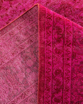 Fine Vibrance, One-of-a-Kind Hand-Knotted Area Rug - Pink, 8' 3" x 10' 3" - Solo Rugs