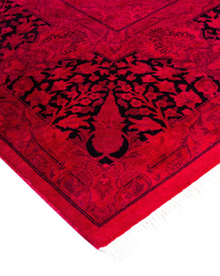Fine Vibrance, One-of-a-Kind Hand-Knotted Area Rug - Pink, 8' 3" x 13' 5" - Solo Rugs