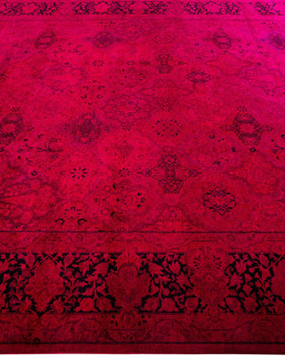 Fine Vibrance, One-of-a-Kind Hand-Knotted Area Rug - Pink, 8' 3" x 13' 5" - Solo Rugs