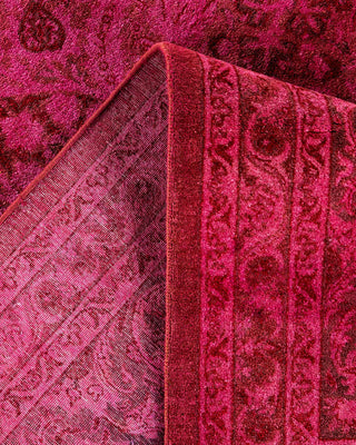 Fine Vibrance, One-of-a-Kind Hand-Knotted Area Rug - Pink, 8' 4" x 10' 7" - Solo Rugs