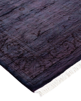 Fine Vibrance, One-of-a-Kind Hand-Knotted Area Rug - Purple, 3' 1" x 5' 2" - Solo Rugs