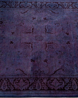 Fine Vibrance, One-of-a-Kind Hand-Knotted Area Rug - Purple, 3' 1" x 5' 2" - Solo Rugs