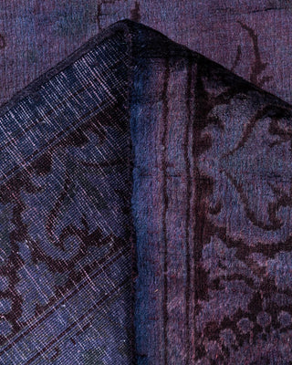 Fine Vibrance, One-of-a-Kind Hand-Knotted Area Rug - Purple, 3' 1" x 5' 2" - Solo Rugs
