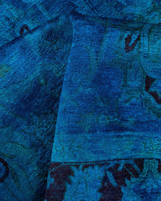 Fine Vibrance, One-of-a-Kind Hand-Knotted Area Rug - Purple, 4' 6" x 7' 3" - Solo Rugs