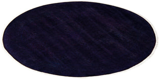 Fine Vibrance, One-of-a-Kind Hand-Knotted Area Rug - Purple, 6' 1" x 6' 1" - Solo Rugs