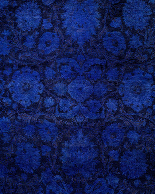 Fine Vibrance, One-of-a-Kind Hand-Knotted Area Rug - Purple, 6' 2" x 9' 5" - Solo Rugs
