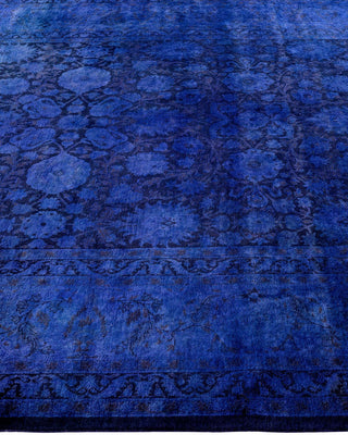 Fine Vibrance, One-of-a-Kind Hand-Knotted Area Rug - Purple, 6' 2" x 9' 5" - Solo Rugs
