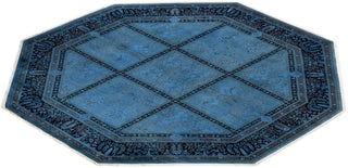 Fine Vibrance, One-of-a-Kind Hand-Knotted Area Rug - Purple, 7' 1" x 7' 1" - Solo Rugs