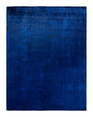Fine Vibrance, One-of-a-Kind Hand-Knotted Area Rug - Purple, 7' 10" x 10' 3" - Solo Rugs