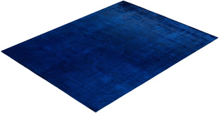 Fine Vibrance, One-of-a-Kind Hand-Knotted Area Rug - Purple, 7' 10" x 10' 3" - Solo Rugs