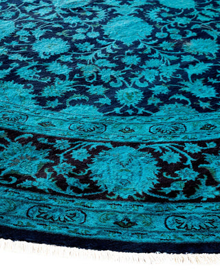 Fine Vibrance, One-of-a-Kind Hand-Knotted Area Rug - Purple, 7' 10" x 8' 1" - Solo Rugs