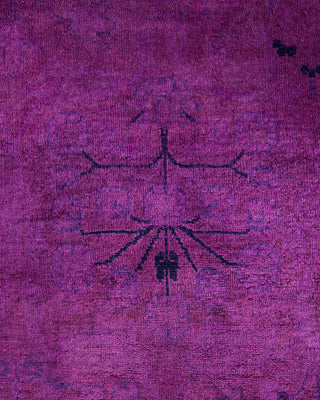 Fine Vibrance, One-of-a-Kind Hand-Knotted Area Rug - Purple, 8' 3" x 10' 3" - Solo Rugs