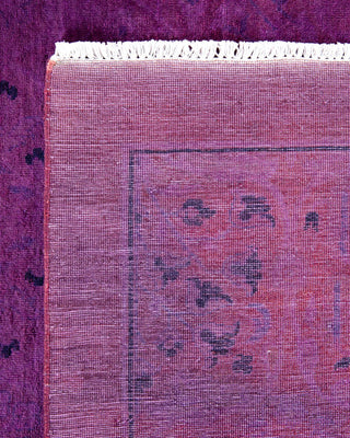 Fine Vibrance, One-of-a-Kind Hand-Knotted Area Rug - Purple, 8' 3" x 10' 3" - Solo Rugs